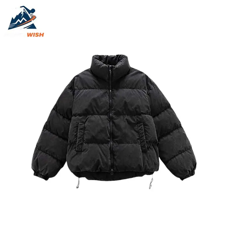 MONEYWISH أسفل سترة 2025 جديد بسيط الأبيض بطة أسفل سميكة مكافحة الباردة الدافئة معطف قصير في الهواء الطلق الكورية سترة شتوية غير رسمية