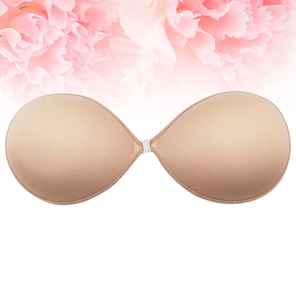 1 par de cubiertas de silicona antideslizantes para el pecho para mujer, cubiertas adhesivas sin costuras para pezones, perfectas para sin tirantes y sin espalda