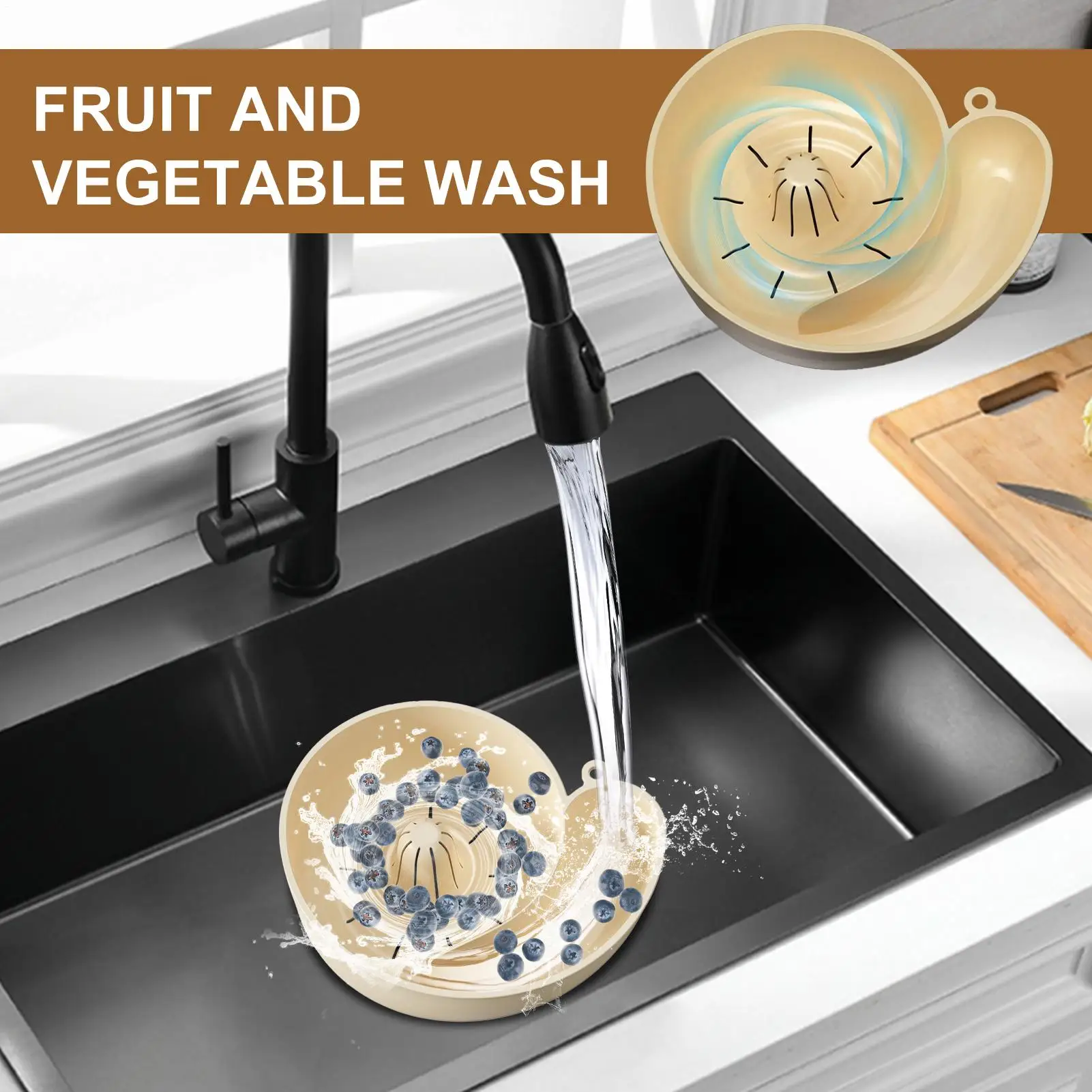 

Fruit Colander Rotating Drain Basket For Fruit Animal-Inspired Kitchen Drain Basket Food Container For Home Dorm Apartment