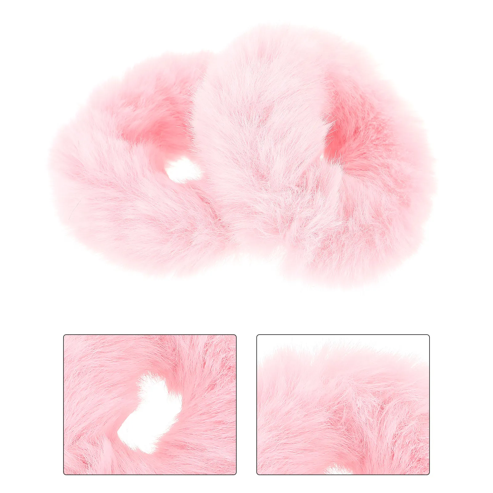 

2 шт. эластичных держателей для волос (имитация волос) для причесок «хвост» и «пучок», для ношения на запястье, инструменты для укладки