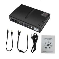 Portable UPS Router 5V 9V 12V Uninterruptible Power Supply for WiFi Router 10400MA Large Capacity 36W Power Backup Power Adapter