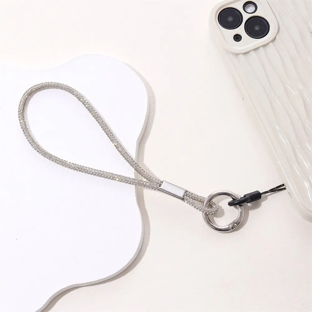 

Neck Hanging Strap Anti-lost Lanyard Rhinestone Phone Lanyard Phone Wrist Straps Cellphone Hanging Rope Phone Neck Strap