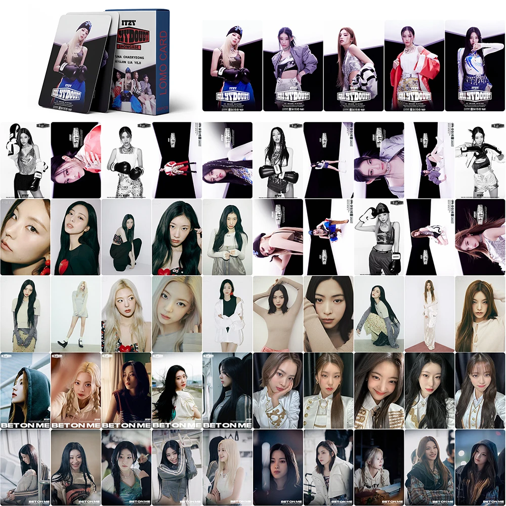 55 การ์ดอัลบั้มกลุ่มสาวใหม่ BET ON ME การ์ด Huang Lizhi Shen Liuzhen