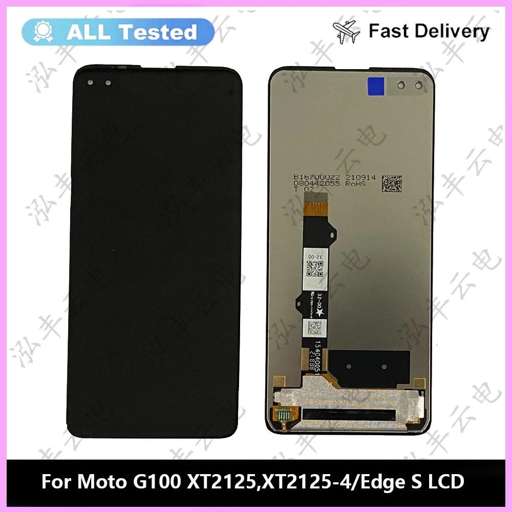 

6.7" Original lcd For Motorola MOTO G100 LCD Display XT2125 XT2125-4 Touch Screen Digiziter Assembly For Moto Edge S LCD Display