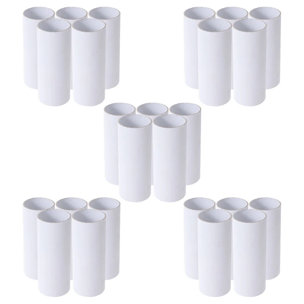 25 rotoli di tubi di carta rotondi, forniture artigianali per progetti artistici fai da te, educazione dei bambini, diorami creativi, organizzatori per il desktop, squadra
