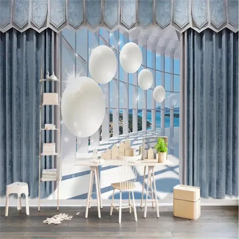 Custom Photo art Wallpaper curtain Mural Wallpapers For Living Room Bedroom wall papers home decor murales de pared 3d Stickers
