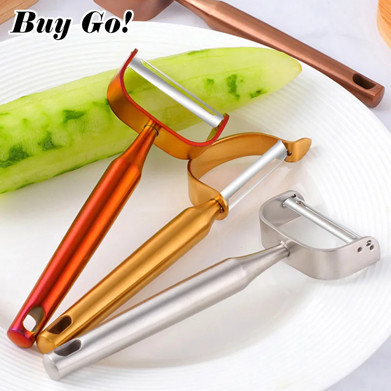 

1/2PCS Fruit Vegetable Peeler Sharp Stainless Steel Straight & U Shape Potato Carrot Grater Skin Slicer Kitchen Gadgets Tool