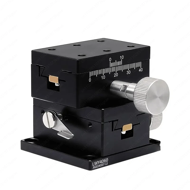 Linear Guide Slide Table, XYZ 3-Axis Dovetail Groove Mobile Platform for CNC Milling
