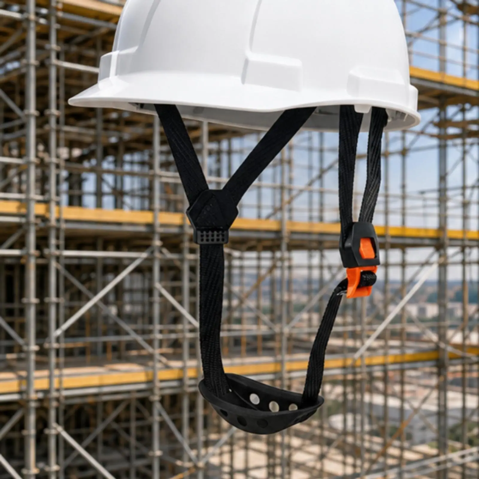 Helmet Harness Assembly Adjustable Helmet Chin Strap for Construction Workers, Safety Helmets, Hard Hats