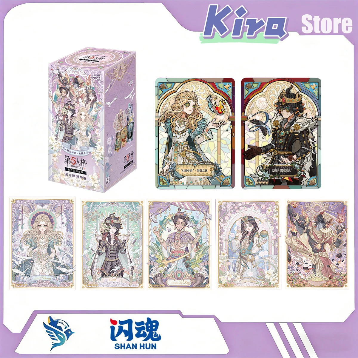 

SHININGSOUL Identity V Sculpting In Time: Четвертый выпуск серии коллекционных карточек, премиум-версия, игровой продукт