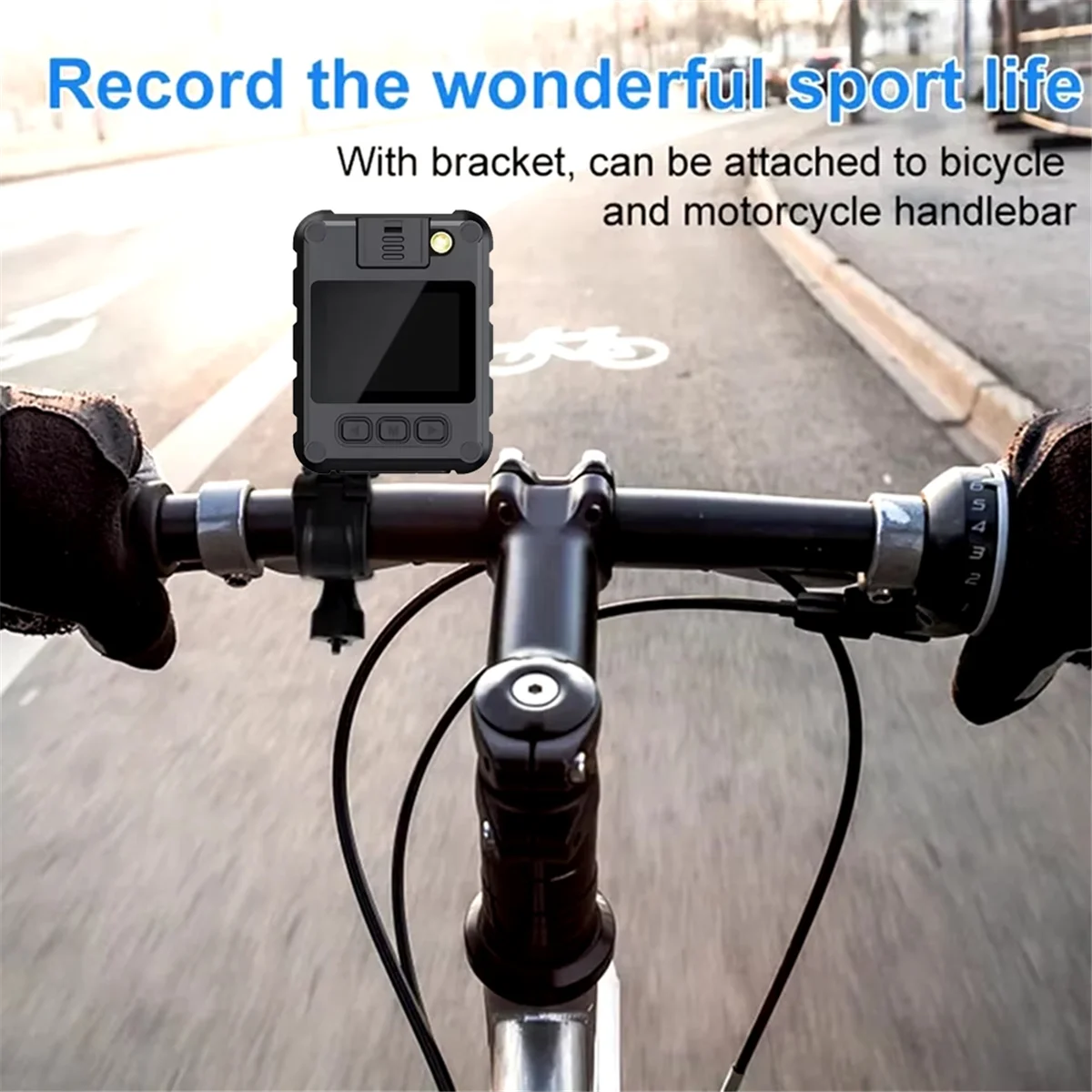 4K Mini Camera Law Enforcement Recorder WIFI Camera with High-Definition Screen Police Bodycam Bundle: Only Cam-Elect