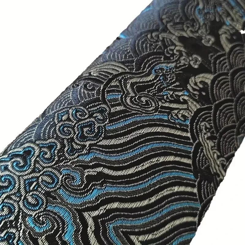 1 قطعة العالمي AB عمود Backi ملصقات النسيج ذاتية اللصق ملصقات السيارات الداخلية عالية الجودة الديباج الساتان التطريز ملصقات