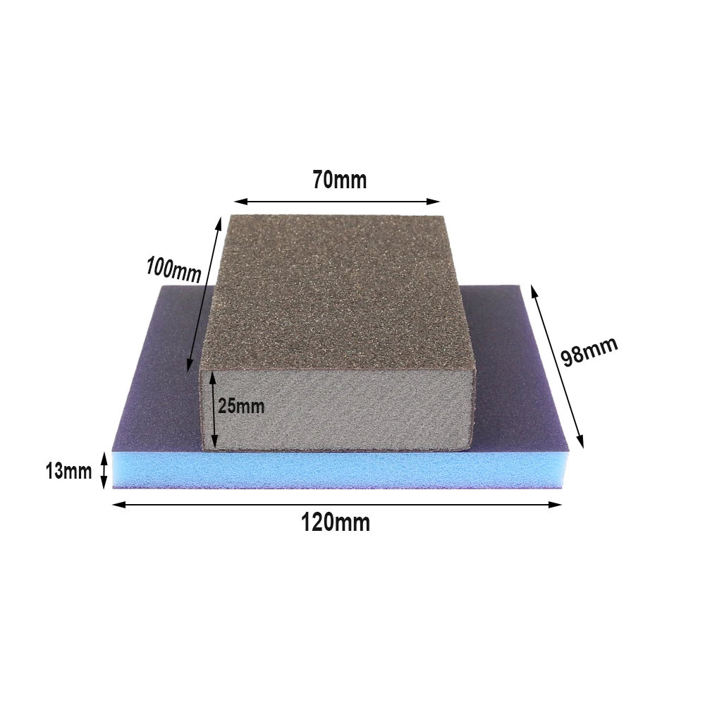 Feuilles d'éponge de ponçage, outils de nettoyage manuels pour métal, bois, Jade, ébavurage, polissage
