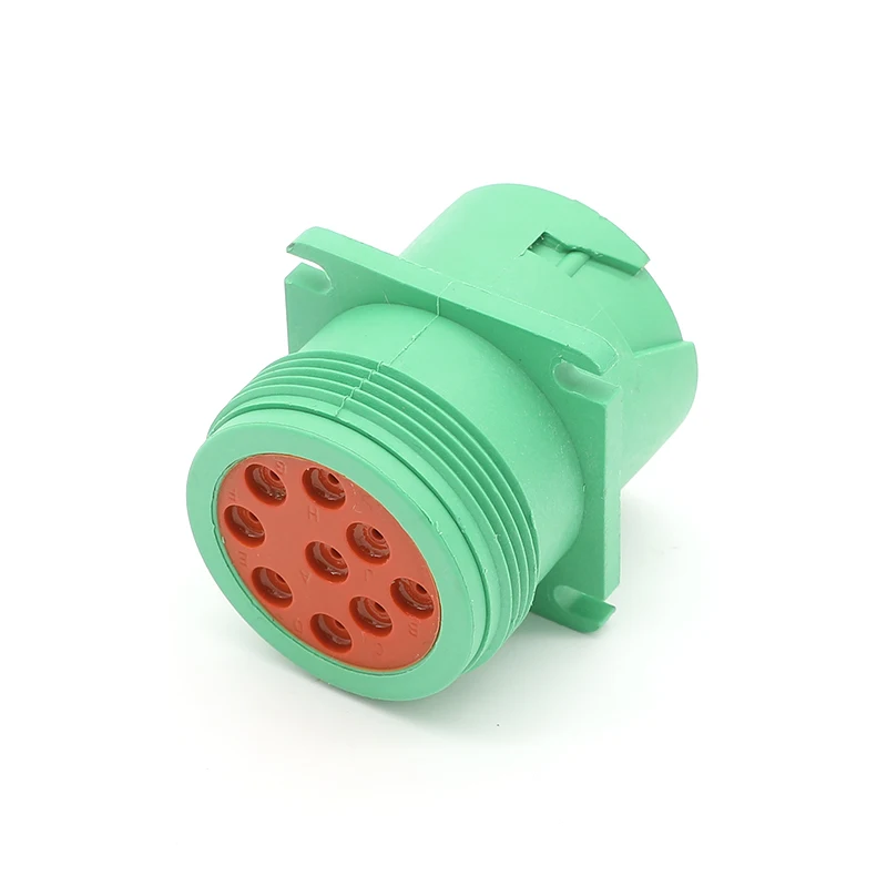 HD10-9-1939P-P080 9-pin ذكر عقال الفلمنكية موصل مقاوم للمياه واجهة تشخيصية موصلات كهربائية