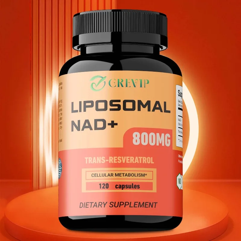 

Liposomal NAD+ 800mg - Antioxidant, Promotes Energy Production, Anti-aging, Enhance Cellular Energy, Support Brain Function