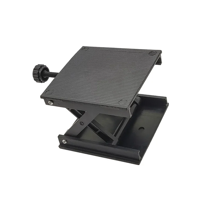 【OFF-SHELF】5X tragbare Holzbearbeitungs-Hubtischmaschinen-Fräserheber, verstellbare Gravur, Labor-Lift-Plattform-Werkbank