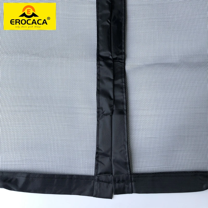 Imagem -05 - Erocaca Side Open Magnetic Door Screen Mosquito Net Custom Cortina Fly Insect Anti-mosquito Malha Invisível para o Verão Interior