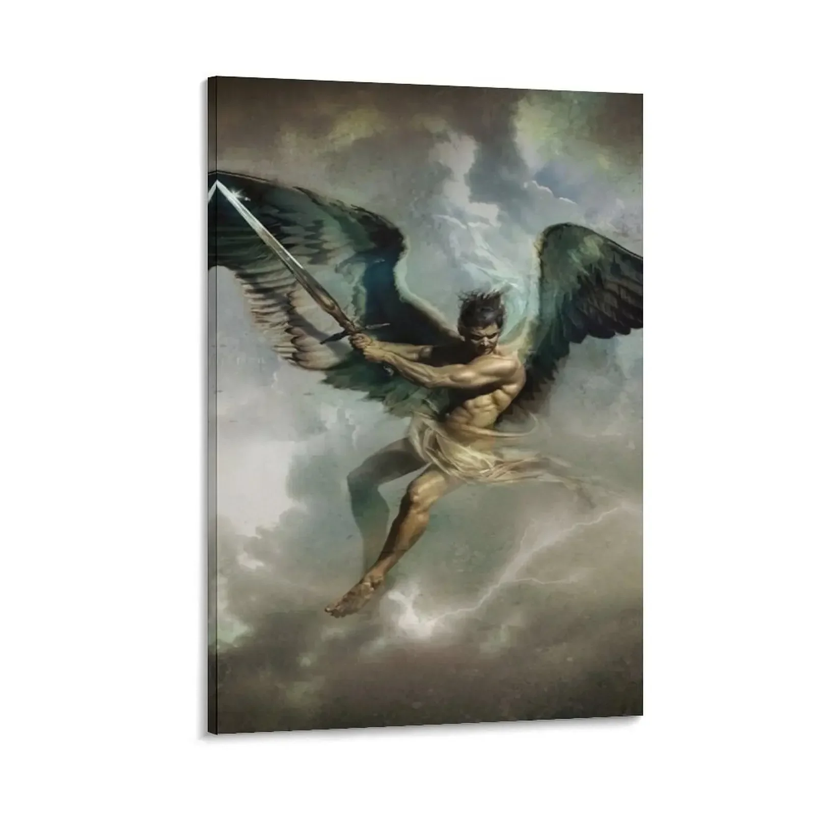 

Arch Angel Michael Canvas Painting wall decor posters anime decorative pictures for the room