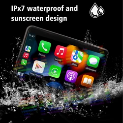 Android Motorcycle Screen GPS Navigation Carplay Waterproof Car 5-inch Display Motorcycle Wireless Android Car IPX7