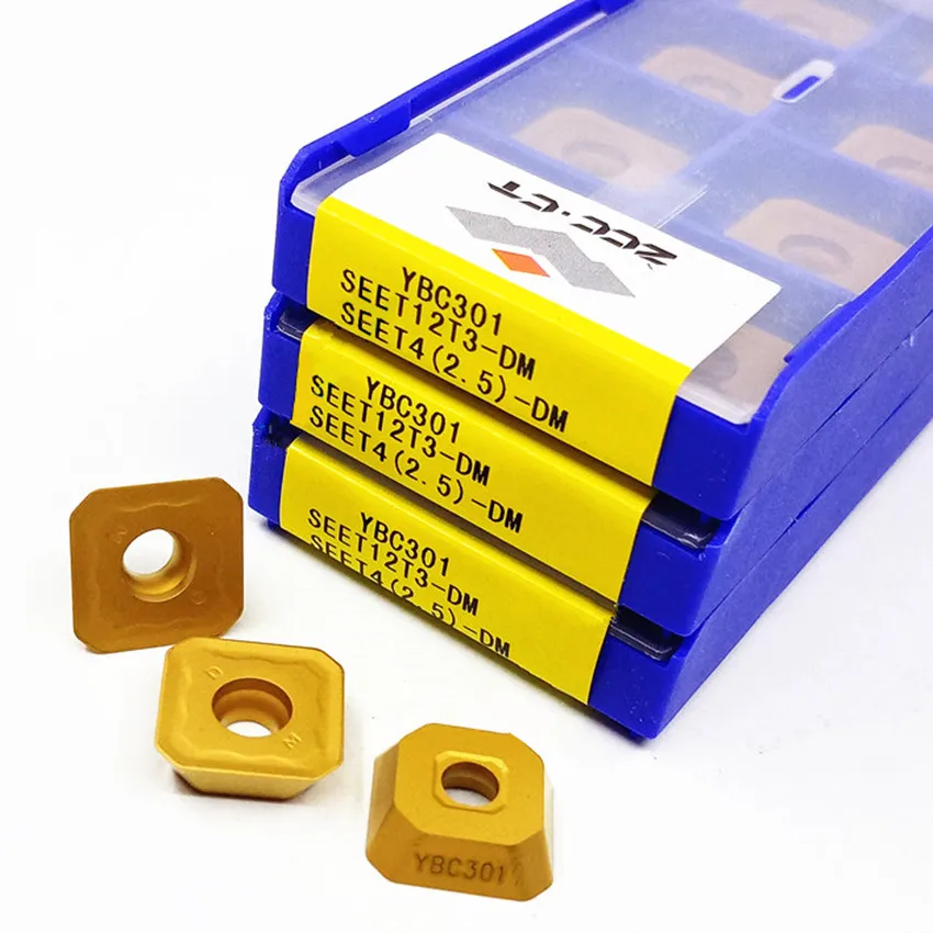 SEET12T3-DM ybc302/SEET12T3-DM ybc301/SEET12T3-DM ybc401 SEET12T3-DM seet42.5 zcc. ct cnc carboneto insere 10 pcs/box