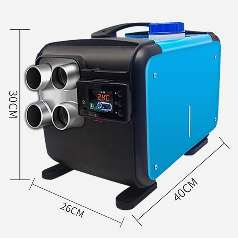 Car Diesel Heater Air Parking Heater 12V/24V/220V 5KW Diesel Heating Low Noise Heater for Truck Bus RV Trailer Boat