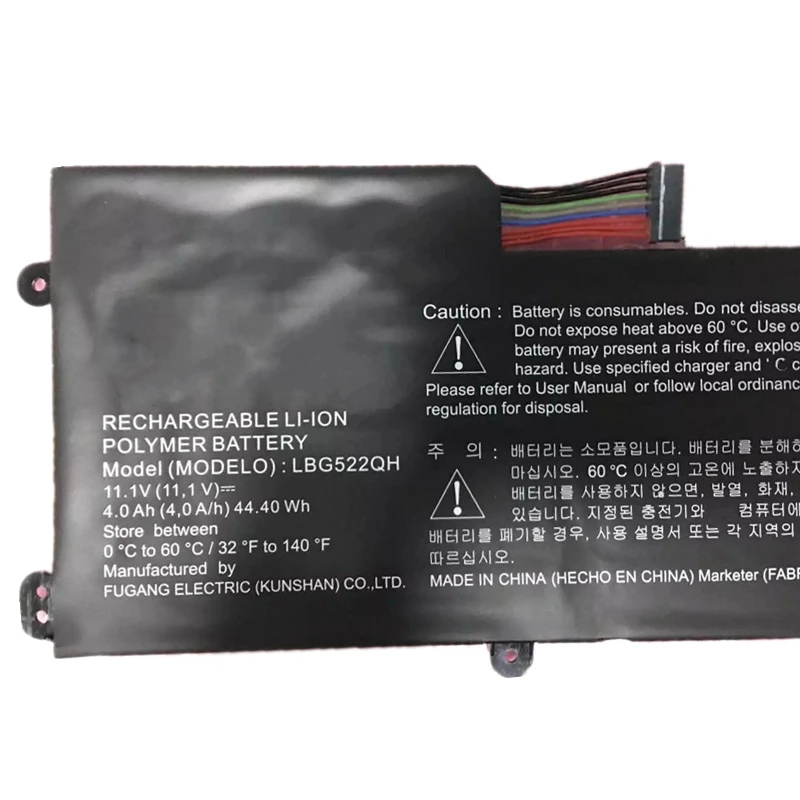 New LBG522QH Battery 11.1V 44.4Wh For LG Z360 Full HD Ultrabook Gram Z360-GH30K Z360-GH6SK Z360-GH50K Z360-GH60K Z360-G.AH51WA