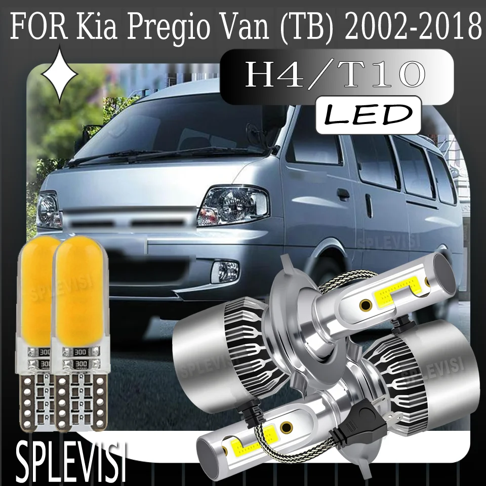 

Enhanced Brightness Reliable Clear Night Visibility H4 LED headlight For Kia Pregio Van (TB) 2002 2003 2004 2005 2006 2007-2018