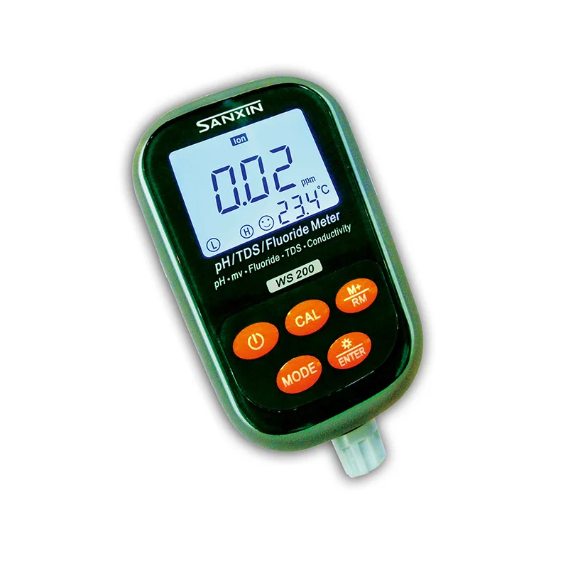 Portable PH/fluoride Ion/conductivity Meter for Water Quality