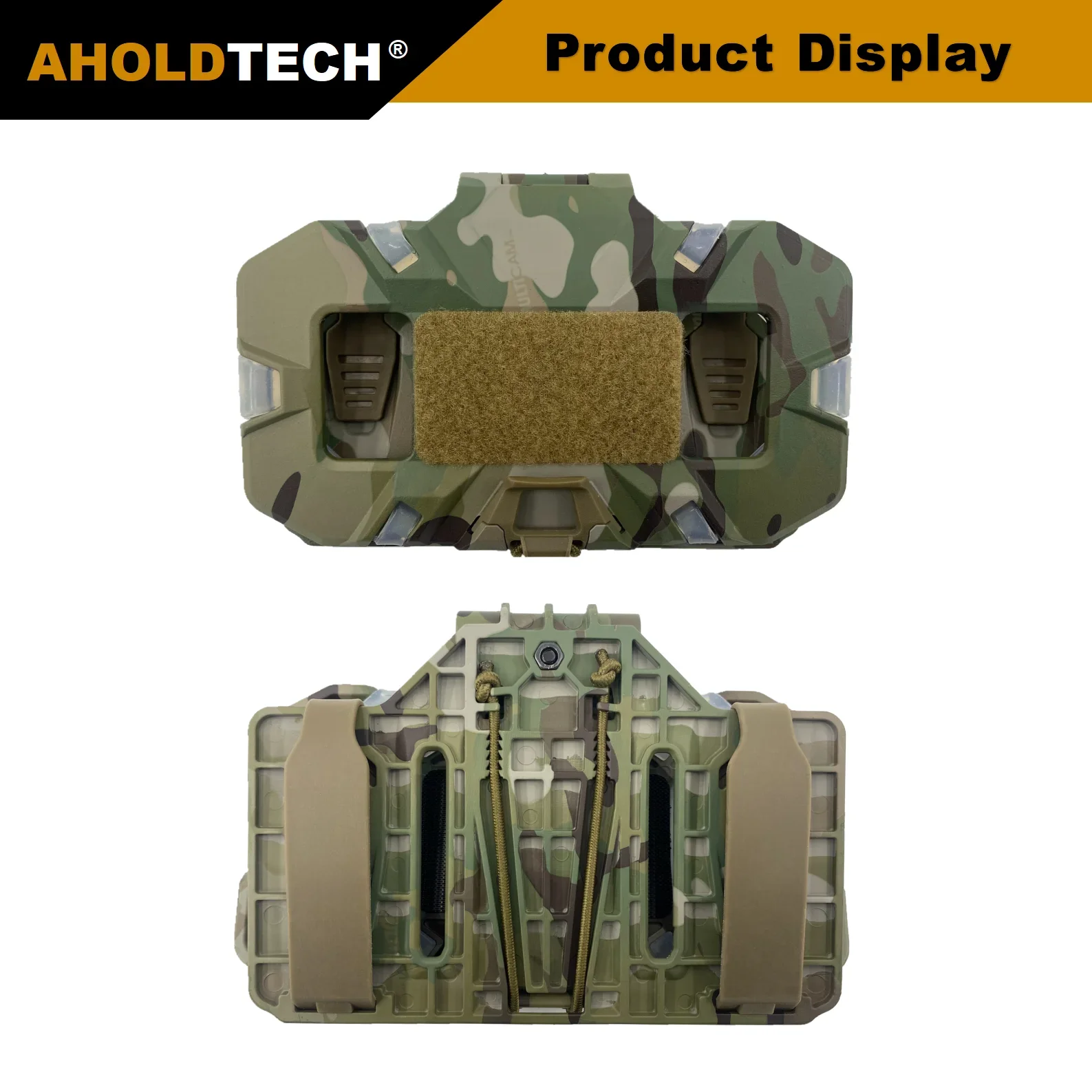 Imagem -03 - Aholdtech-tactical Universal Leve Molle Placa de Navegação Móvel Peito Pendurado Suporte Móvel Bolsa de Telefone Dobrável