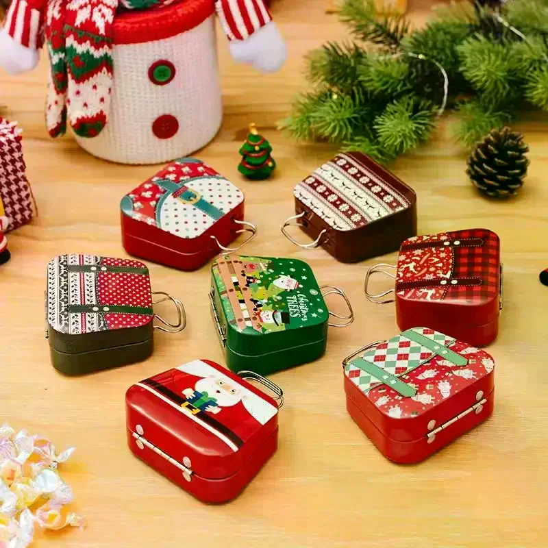 

Christmas Decorations, Tin Tote Bags, Candy Boxes, Children's Gift Boxes, Small Tin Boxes, Cookie Gift Boxes, Home Storage Boxes