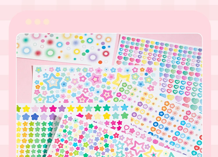 

DIY Planner Decorative Waterproof Material Journal Korean Stationery School Supplies Frosted Cartoon Handbook Stickers Book