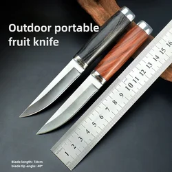 High Hardness Cutting Knife Multi-purpose Boning Knife and Survival Knife Fixed Blade with Sheath Sharp Fruit Knife Outdoor