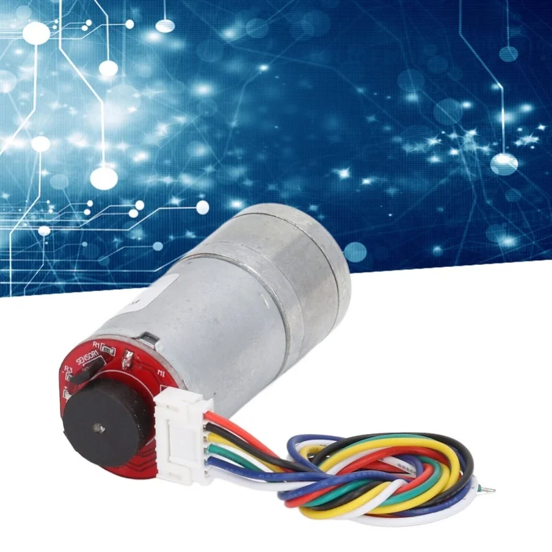 Gear Motor 12V 130RPM Metal Gear High Torsion Aluminum Alloy Electronic Component For Printer Robot