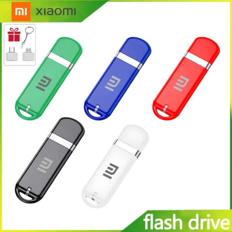 Xiaomi 1Tb 2Tb Metalen Usb Flash Drive Thumbdrive Pendrive 256Gb Pen Drive Waterdicht U Schijf Sleutelhangers Kan Worden Bevestigd Memoria Usb