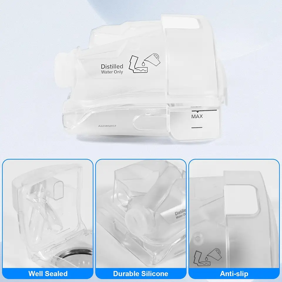 ResMed AirSense 11 チューブホースマシン用の水室と Pap HumidAir 水