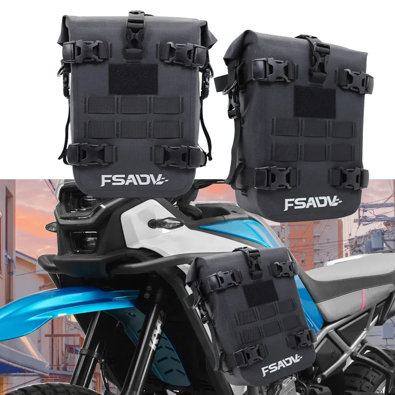 For CFMOTO 450MT 450 MT MT450 2024 2025 Motorcycle Frame Crash Bars Waterproof Bag Bumper Repair Tool Placement Bag