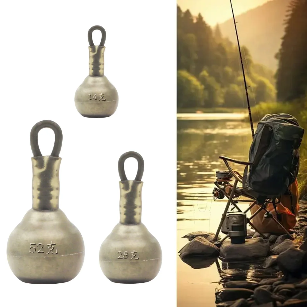 

3 шт. грузила для рыбалки, подходят для аксессуаров для ловли карпа, 14 г, 28 г, 52 г, инструмент для рыбалки с водяным свинцом под давлением