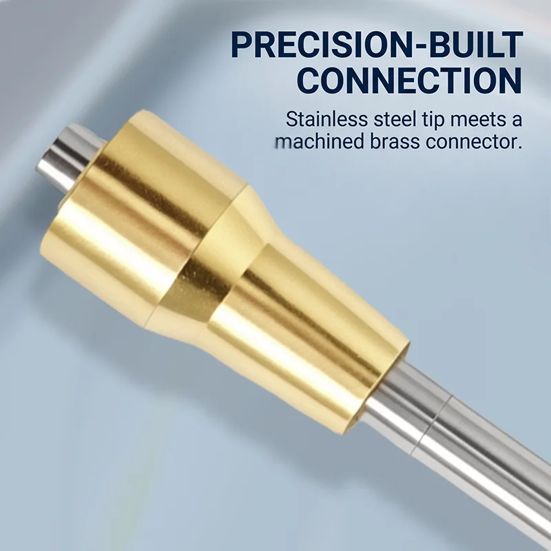 1pc Dental accessories, three-way nozzle screw, three-way nozzle root canal flushing needle, golden three-way nozzle
