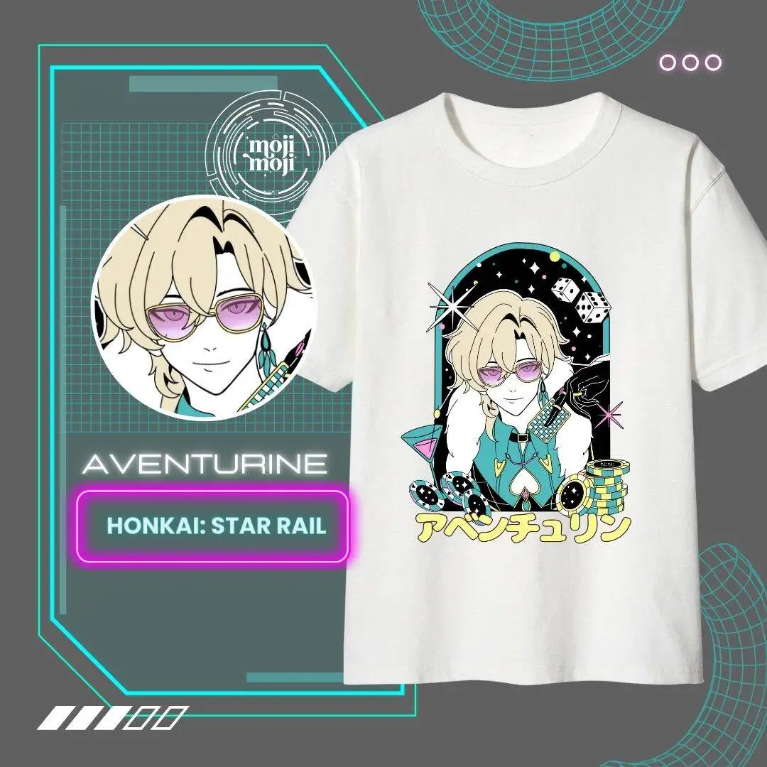 HONKAI STAR RAIL AVENTURINE Shirt Merch Unisex T-Shirt