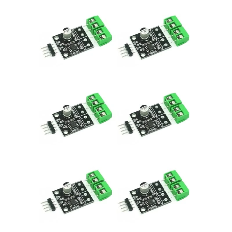 ABLJ 6X DRV8871 H-Bridge Brushed DC Motor Driver Breakout Board PWM Control 3.6A Max Internal Current Sense 6.5V To 45V