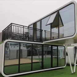 Prefab Container IOT House, Mobile Home Luxury Prefabricated Space capsule carbin House