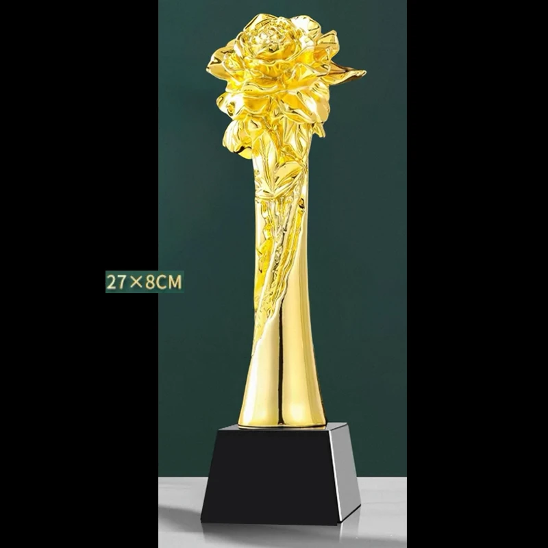 Trophée créatif personnalisé en résine, décoration intérieure, récompenses pour employés exceptionnels de la société, souvenir de réunion annuelle, 1 pièce