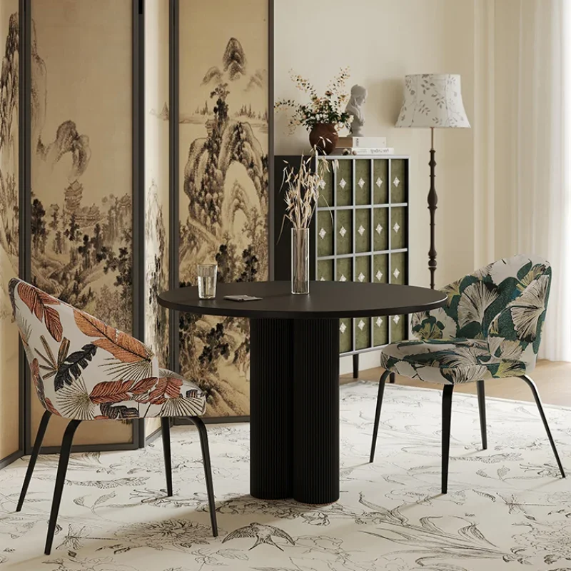 Nordic Dining Chair Home Luxury High-end Comfortable Chair Back Stool Simple Hotel Restaurant Room 러브체어 Furniture for Home image 6