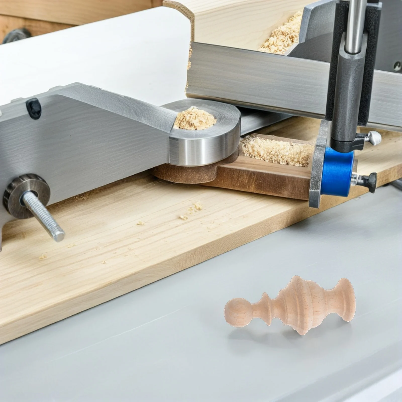 

Solid Wood Finials Unfinished Hand-Carved Post Caps For Staircase Bedpost Curtain Rod Indoor Home Decor Wooden Ball Tips