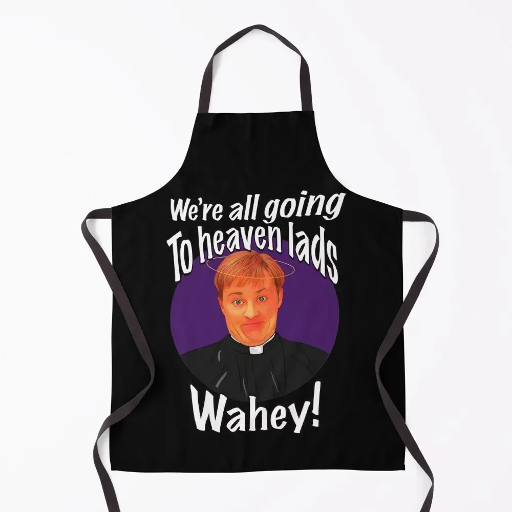 

Father ted Dougal Apron kitchen jacket woman Women's Dress nail tech supplies Kitchen For Men Apron