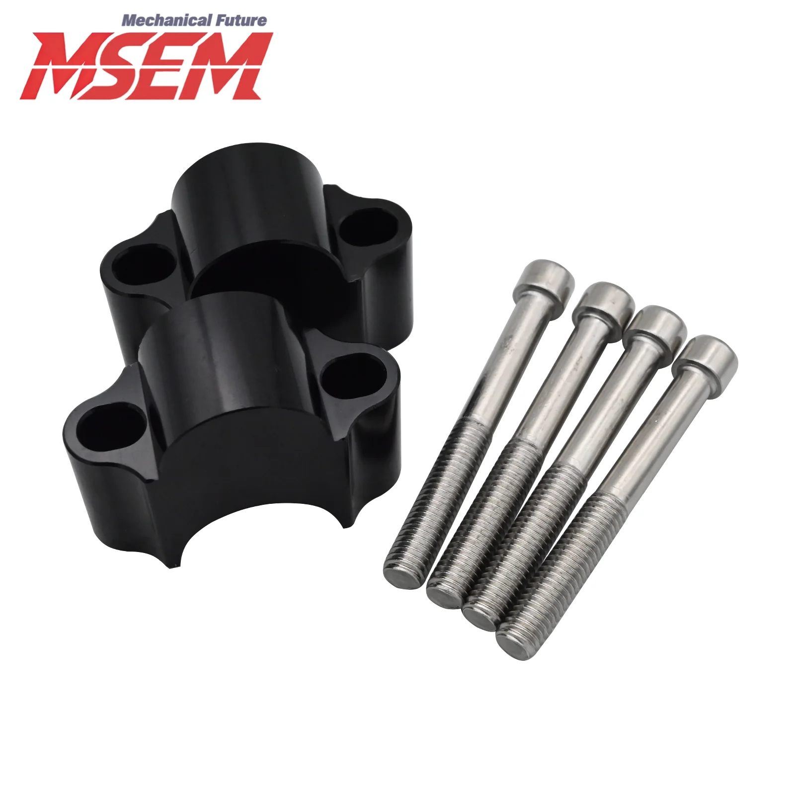 1 Pair Motorcycle 28mm 1 1/8" 22mm 7/8" Handlebar Riser Bar Mount Handle Clamp For Kawasaki Suzuki Yamaha WR250F-450F Universal view 5