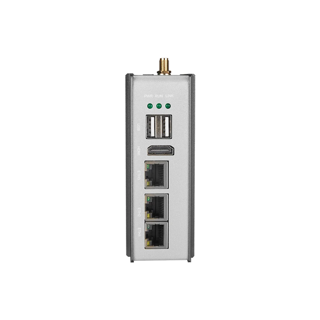 BLIIOT 4 * A53 T507-H كمبيوتر صناعي مدمج يدعم Linux Ubuntu وحدة تحكم صناعية IoT Edge Computing 1.4 جيجا هرتز RS485 DDR4