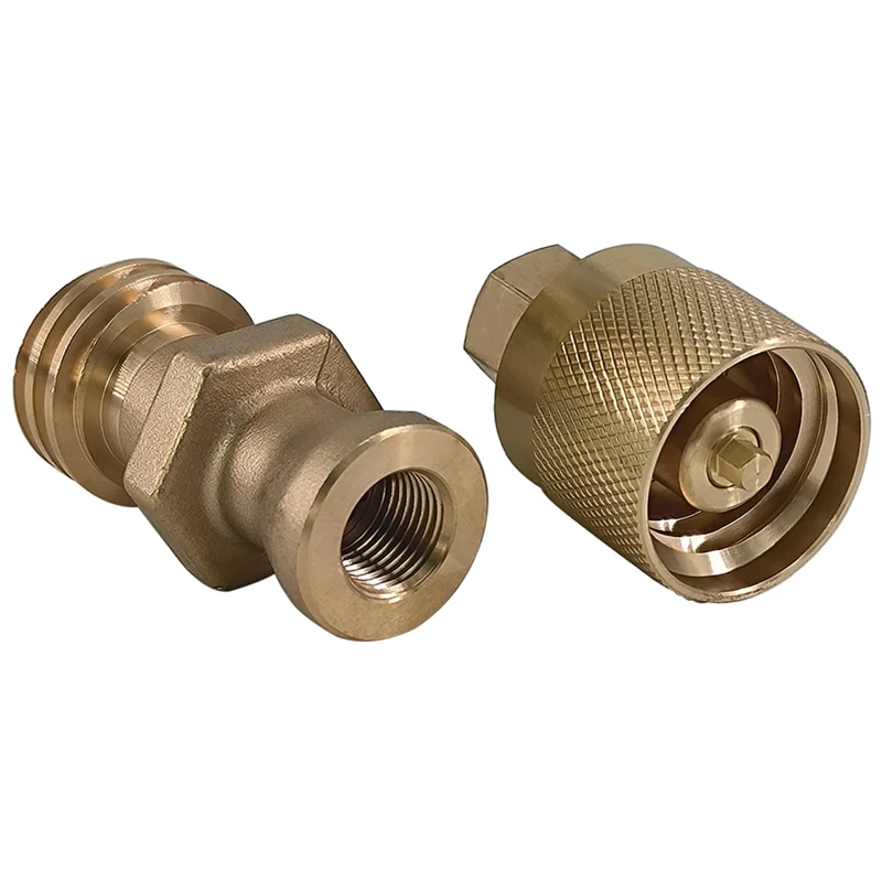 RE7141F RE7141M Forklift Propane Tank Connector Female Male Connection Fitting Adapter Valve Thread