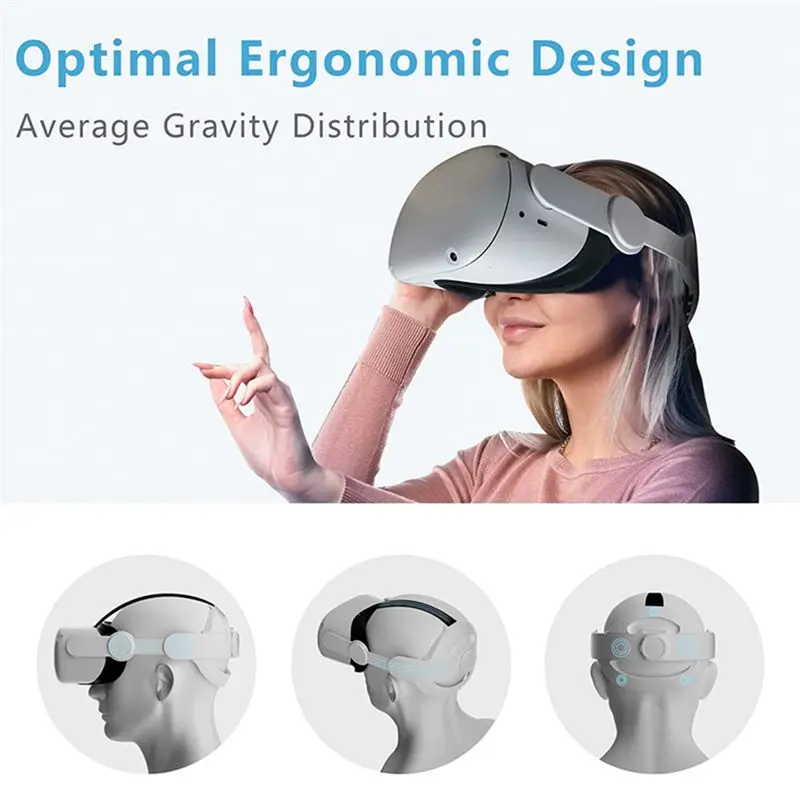 For Oculus Quest 2 Accessories- Fast Charging Head Strap For VR Headset Elite Design Strap For Oculus Quest 2 - view 2