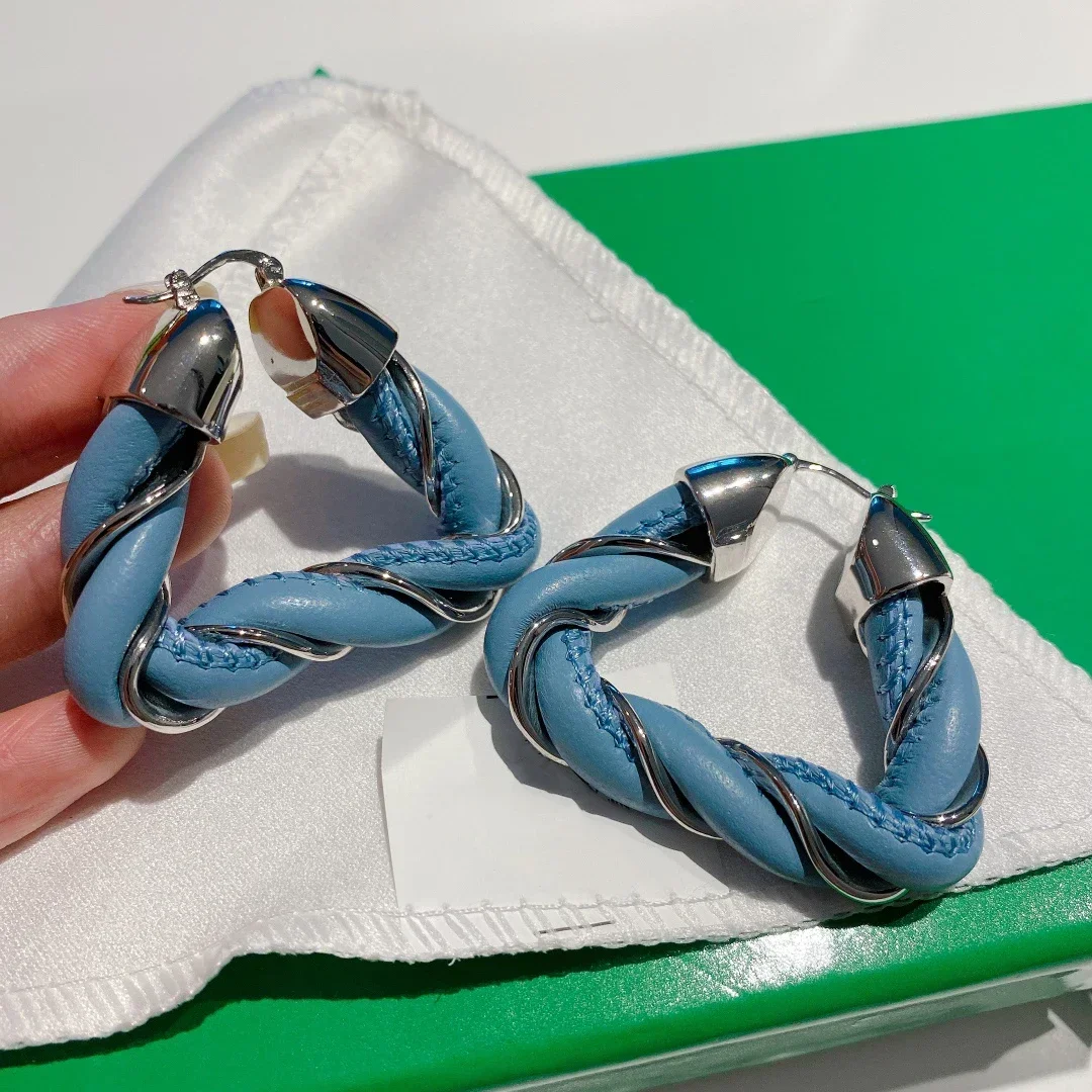 

Trend Top Quality Colored Triangle Sheepskin Earrings Women Luxury Jewelry Brand Designer Bijoux